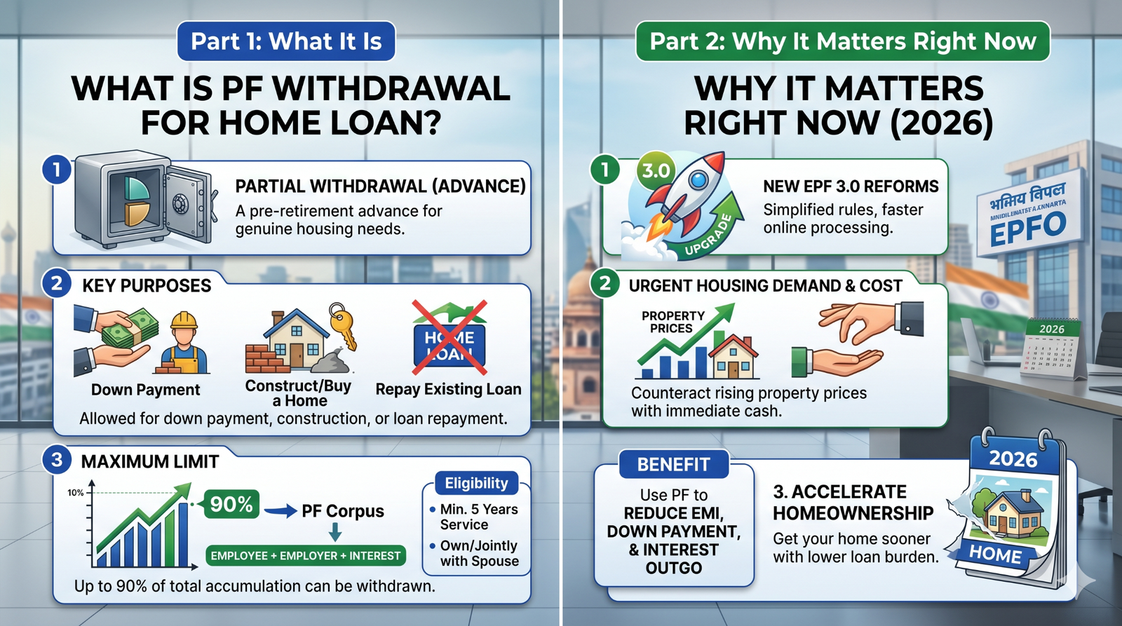 PF Withdrawal for Home Loan: Rules, Limits & Application in India 2026 1 image 27